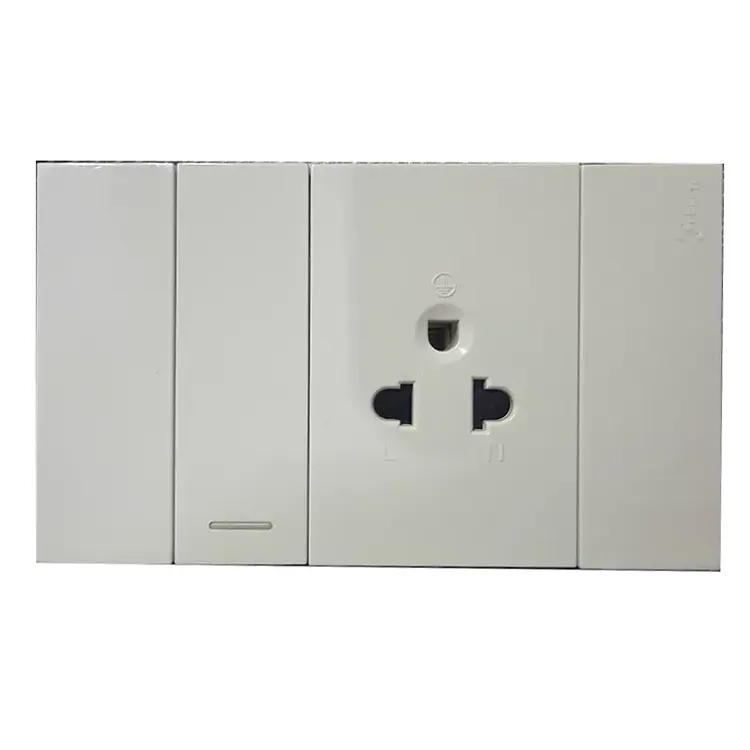 1-Gang Switch ກັບ Socket Outlet